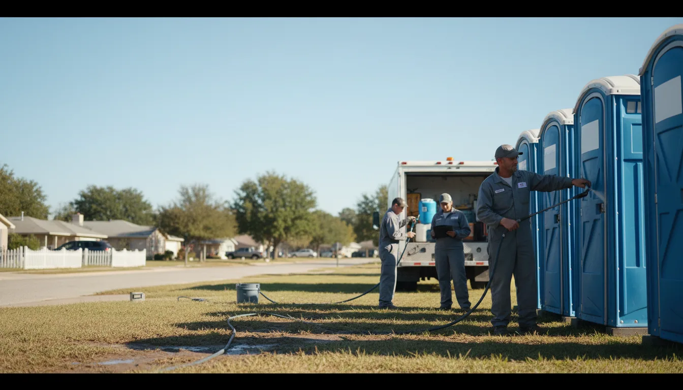 Long-Term Portable Toilet Rental in Warfield, VA near me